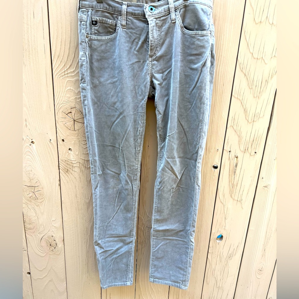 AG - The Stevie ankle light gray cords